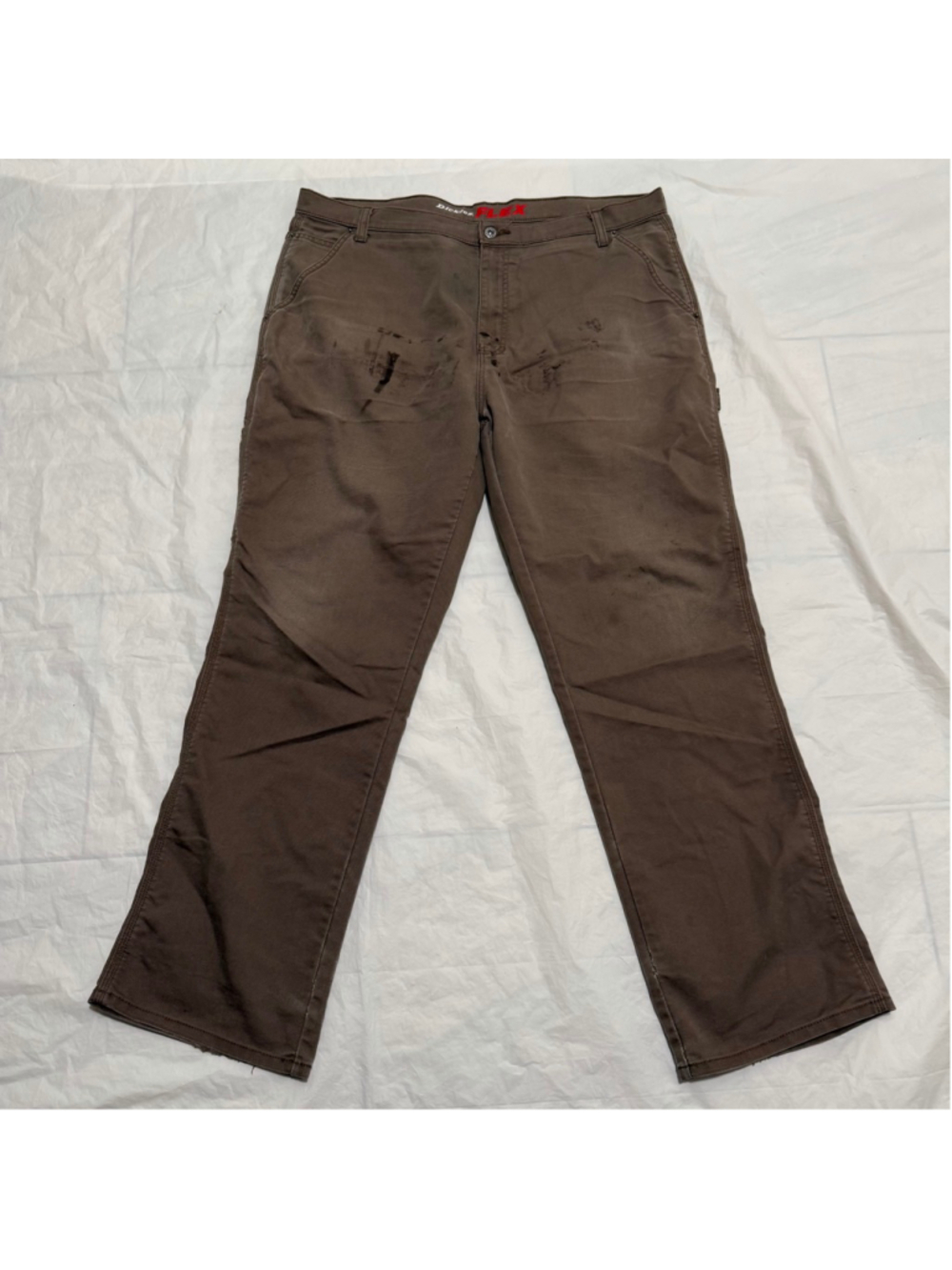Dickies Brown Flex Cargo Pants Regular Fit Men’s Size 38x32